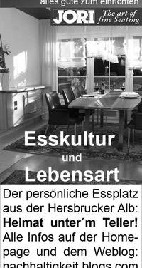 Heimat unter´m Teller – Auch der Tisch gehört zum regionalen Engagement