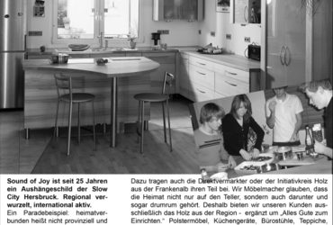Sound of Joy Hersbruck – wir gratulieren Kantor Schmidt und allen Mitstreitern zum 25.sten Jubiläum