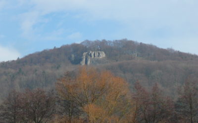 Der Rabenshofer Hutanger hinter der Festung Rothenburg
