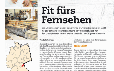 herwig als coverboy der Fachzeitschrift „genau“