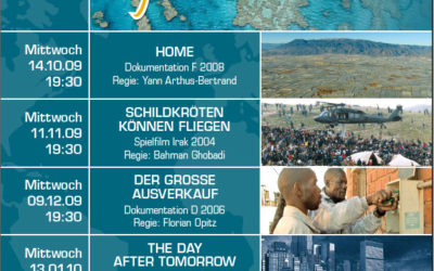 Beginn der Agenda 21 Kinostaffel am 14.10.09 mit dem Film HOME