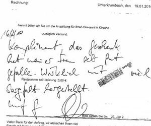 Nettes Feedback für unsere Arbeit