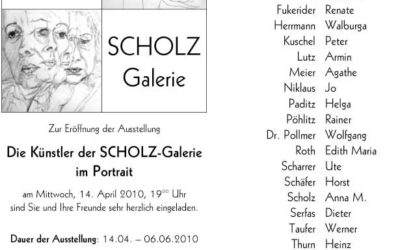 Einladung zu 15 Jahre SCHOLZ-Galerie