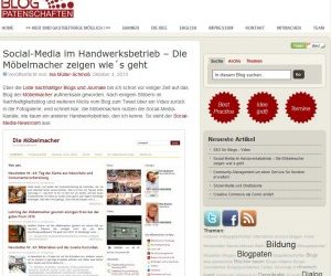Was für ein schönes Interview über die Social Media Arbeit der Möbelmacher