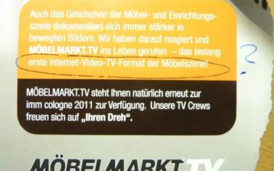 Erstes Video-TV-Format der Möbelszene?