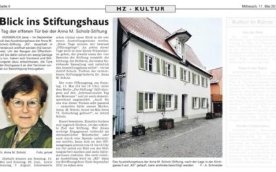Blick ins Stiftungshaus – Tag der offenen Tür bei der Anna M. Scholz-Stiftung