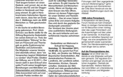 Newsletter Nr. 4 der Dokumentationsstätte KZ Hersbruck