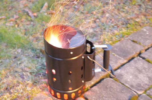 RoesleGrill12ERsterVersuch LammGemüse_0019Kaminanzuender