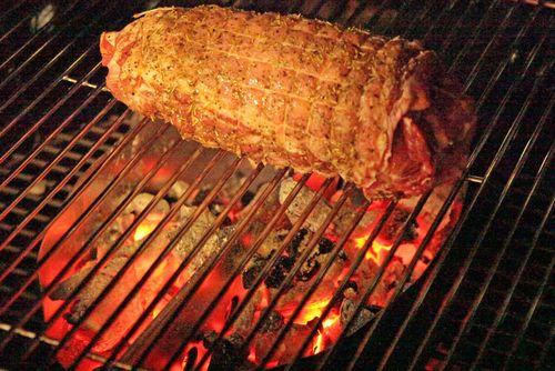 RoesleGrill12ERsterVersuch LammGemüse_0027 KopieBraten