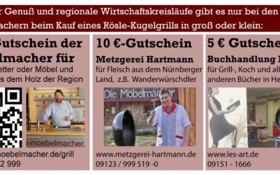 Röslegrill groß oder klein? Test 13: Rehrücken