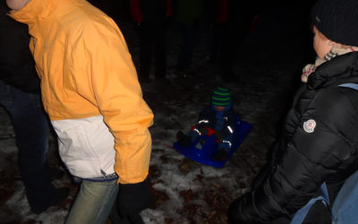 Verlaufen und aufgespießt: Winterwanderung und Jahresabschlussessen bei den Möbelmachern