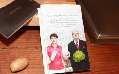 SIE und ER – Das Buch zur kulinarischen Geschlechterforschung von Eva Gritzmann und Denis Scheck, der unser Jubiläumswochenende am 14. Juni bereichern wird