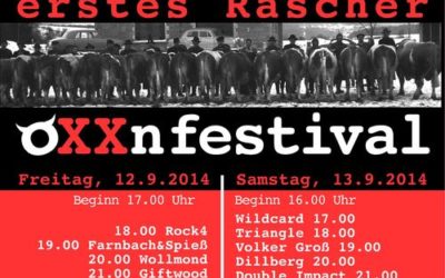 Das erste OXXnfestival in Rasch bei Altdorf