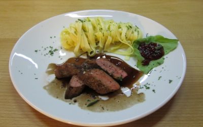 Kochende Kunden: Rehrücken von Bernd Müller im Druckdampfgarer Sous Vide gegart