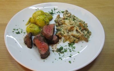 Kochende Kunden: Bernd Müllers Sous Vide gegarter Kopf vom Rinderfilet