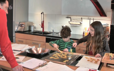 Wenn coole Kinder von Kunden kochen