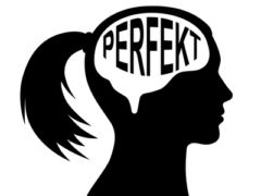 Icon Perfektionistin, schwarz, Vektor, freigestellt
