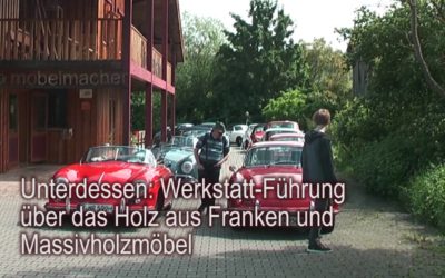 Frühjahrsausfahrt des Porsche-356-Stammtisches Nordbayern in Unterkrumbach