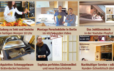 NL 153: Sekt und Seviche am heiligen Morgen – Küchenmontage Berlin – Schmuggelware aus Paris- nachhaltiger Service