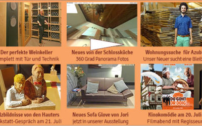 Newsletter 157: Weinkeller;  Wohnungssuche; Werkstatt-Tage; Wolodymyrs Zepter?