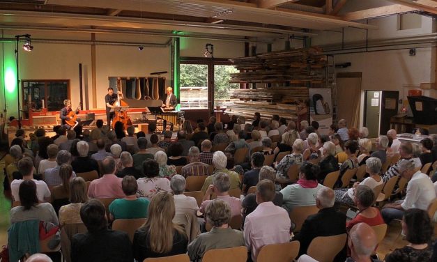 Zwischen Schwerkraft und Schwerelosigkeit – der fränkische sommer war mit dem Stefan Grasse Trio zu Gast in Unterkrumbach