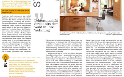 Einfühlsamer Artikel von Iris Lederer über die Möbelmacher in der Pegnitz-Zeitung
