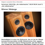 Umfrage: neue Massivholzlautsprecher in rund oder eckig? – Erster Testbericht in Hifi-Fachzeitschrift