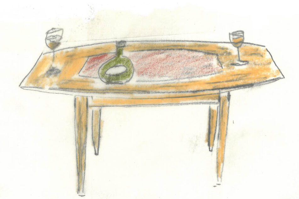 Skizze Couchtisch
