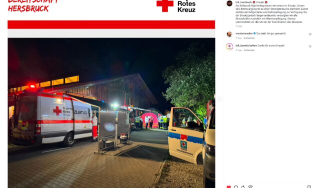 Was unsere Rettungskräfte am Mittwoch letzte Woche geleistet haben